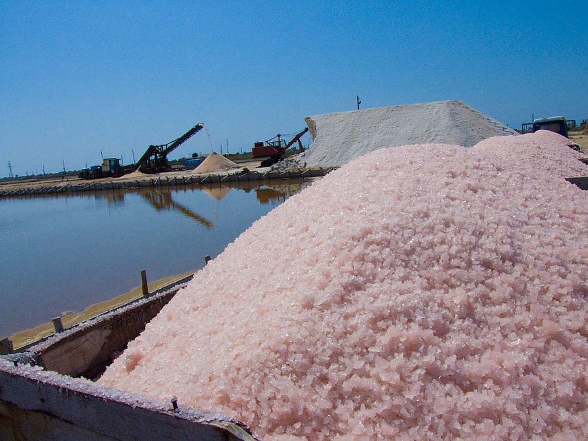 Розовая морская соль Крыма. Крымская розовая морская соль. Озеро Сасык розовая соль. Озеро Сасык Сиваш добыча соли. Соль добывается в озере